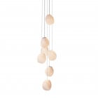 Bocci 73V Series Multi 7 Pendants Opaque White 1