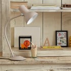 Anglepoise Type 75 Mini Table Lamp Mole Grey on Cabinet 