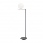 Flos IC Outdoor Floor Lamp F2 Matt Red Burgundy