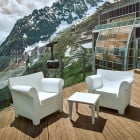 White Kartell Bubble Club Armchairs