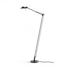 Luceplan Berenice Floor Lamp in Black with a Black Diffuser