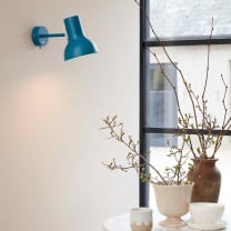 Anglepoise + Margaret Howell Type 75 Mini Wall Light Saxon Blue in Situ