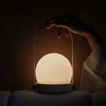 Audo Copenhagen Carrie Leather LED Portable Lamp