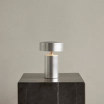 Aluminium Audo Copenhagen Column Portable Table Lamp