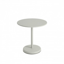 Muuto Linear Steel Café Table Round Grey