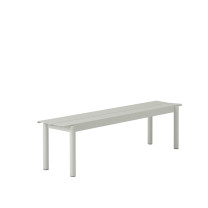 Muuto Linear Steel Bench Large Grey