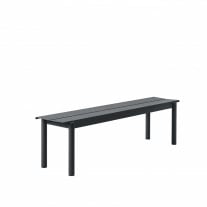 Muuto Linear Steel Bench Large Black