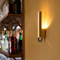 Orsjo Belysning Visir LED Wall Light Brass