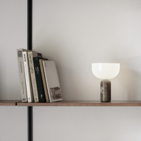 New Works Kizu LED Portable Table Lamp Gris du Marais
