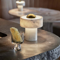 Tom Dixon Stone LED Portable Lamp in Restaurant/Bar