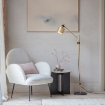 Bert Frank Riddle Single Floor Lamp Lifestyle Side Table 2