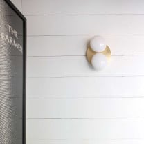 SkLO Dot 2x Wall/ Ceiling Light - White/ White on Wall
