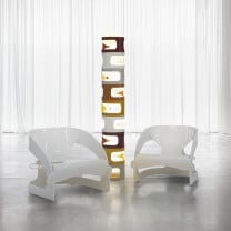 Kartell KD28 Table Lamp Lifestyle Stacked