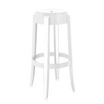 Kartell Charles Ghost Stool - Large, White