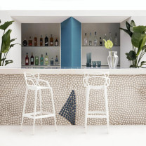 White Kartell Masters Stools