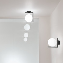 Flos IC Ceiling/Wall Light Black