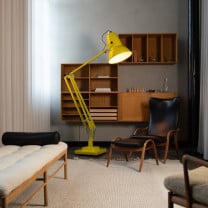 Anglepoise Original 1227 Giant Floor Lamp Citrus Yellow In Office