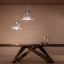 Axolight Mountain View Suspension Above Dining Table