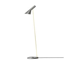 Louis Poulsen AJ Floor Lamp Grey/Brass