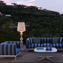 Crystal Kartell Kabuki LED Outdoor Floor Lamp