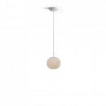 Small Lita Suspension Light in White