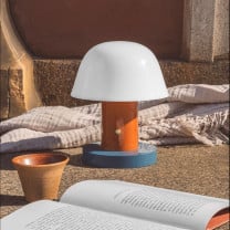 &Tradition Setago Table Lamp Rust & Thunder - Outdoors