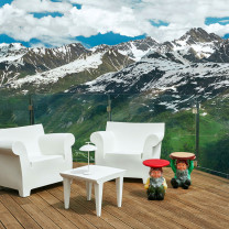 White Kartell Bubble Club Table