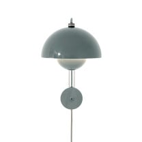 &Tradition Flowerpot VP8 Wall Light Stone Blue