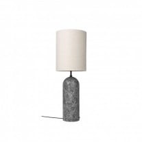 Gubi Gravity XL Floor Lamp High Canvas Shade/Grey Marble