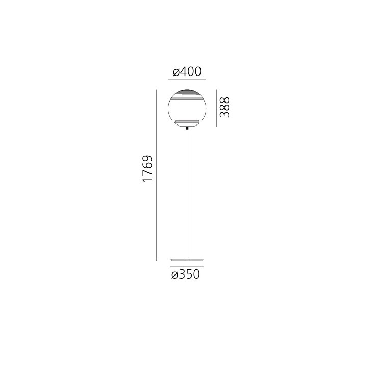 Specification image for Artemide Vitruvio Floor Lamp