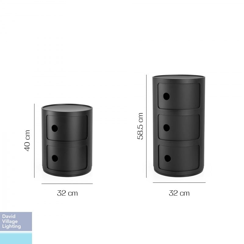 Specification image for Kartell Componibili Recycled Storage Unit