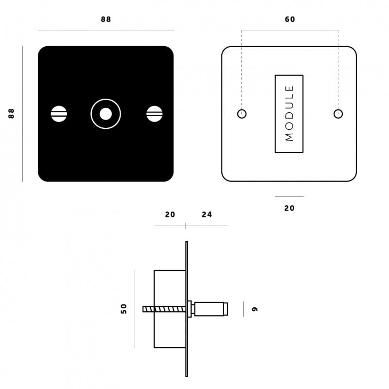 Specification image for Buster + Punch 1G Toggle Switch