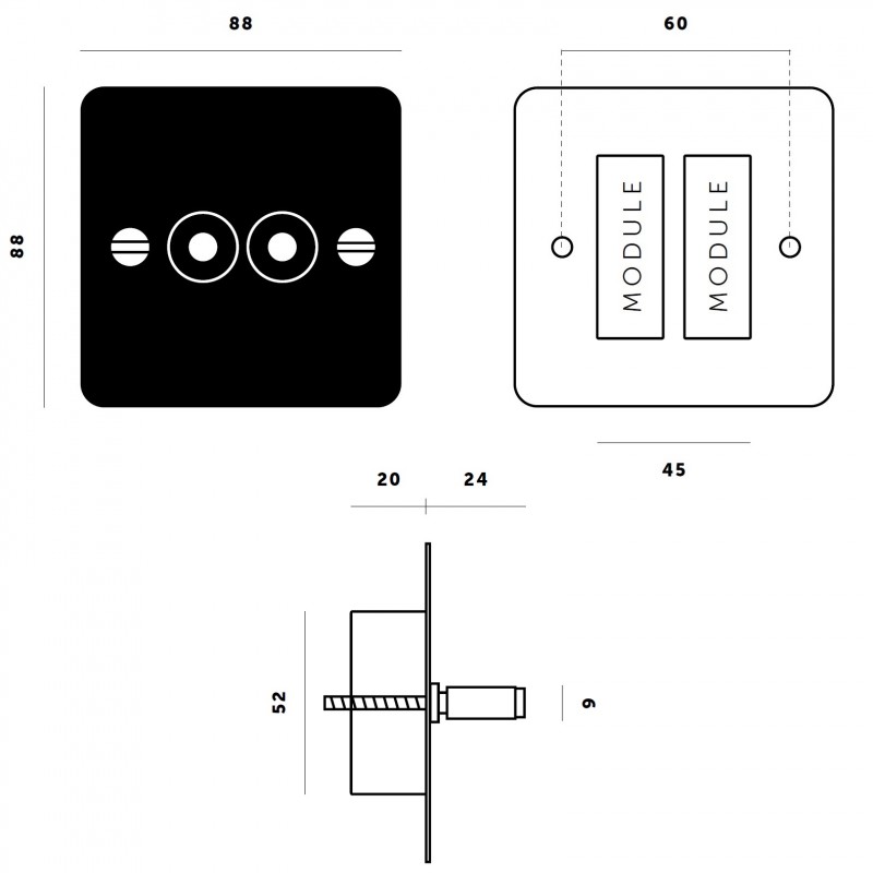 Specification image for Buster and Punch 2G Toggle Switch