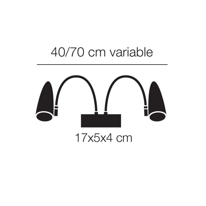 Specification image for Catellani & Smith CicloItalia Flex W2 Wall Light