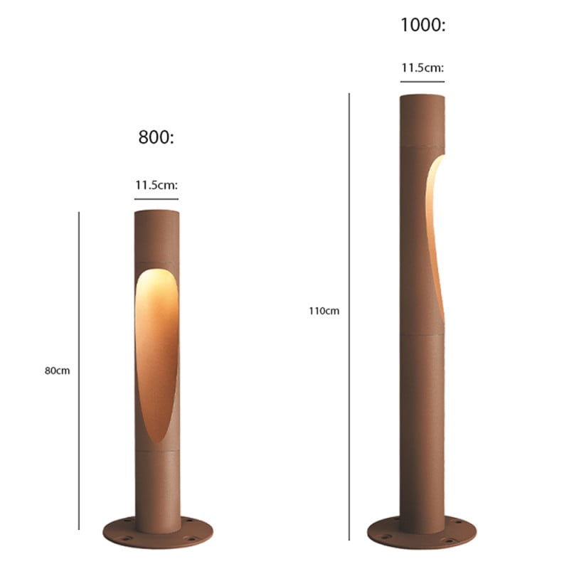 Specification Image for Louis Poulsen Flindt Bollard LED Outdoor Light