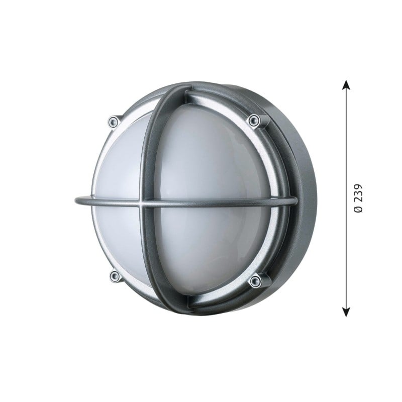 Specification image for Louis Poulsen Skot Outdoor LED Wall/Ceiling Light