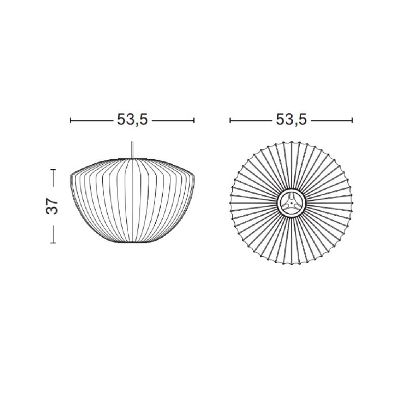 HAY Nelson Bubble Apple pendant spec