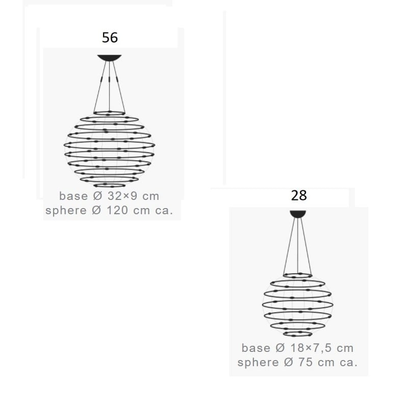Catellani & Smith Petits Bijoux LED Pendant Light Specification 