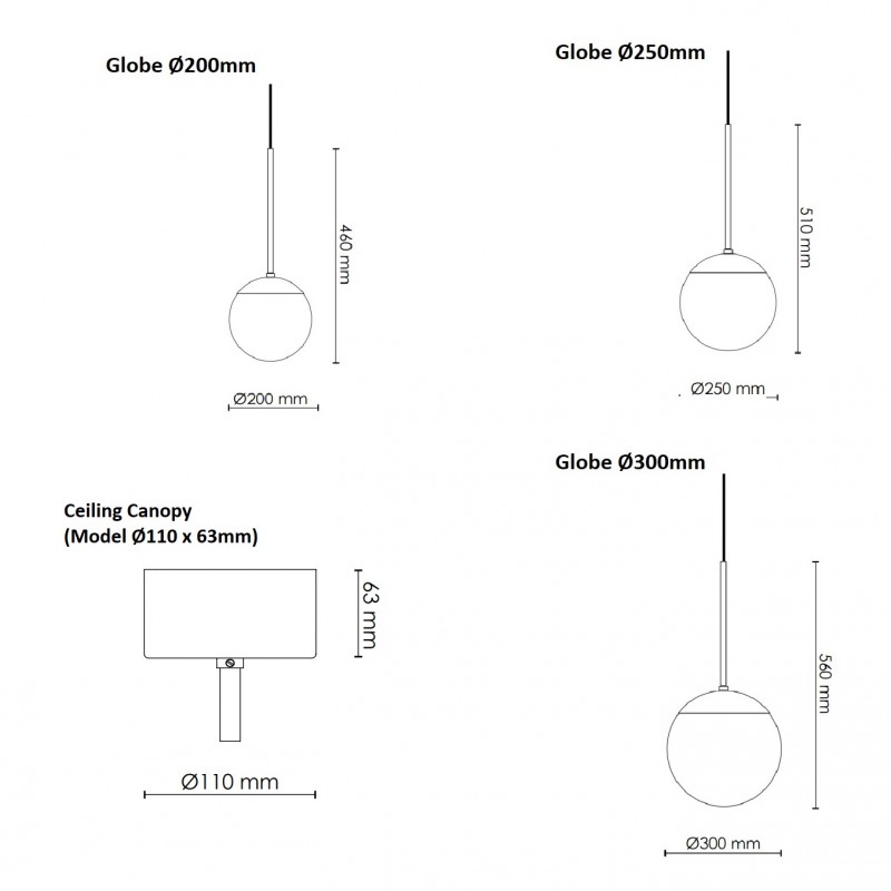 Rubn Lord 1 Pendant Light Specification 