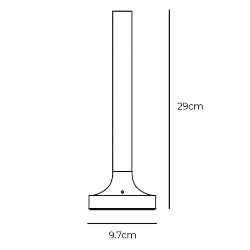 Specification Image for Kartell Goodnight Battery LED Portable Lamp