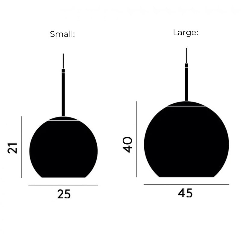 Specification Image for Tom Dixon Copper Round LED Pendant