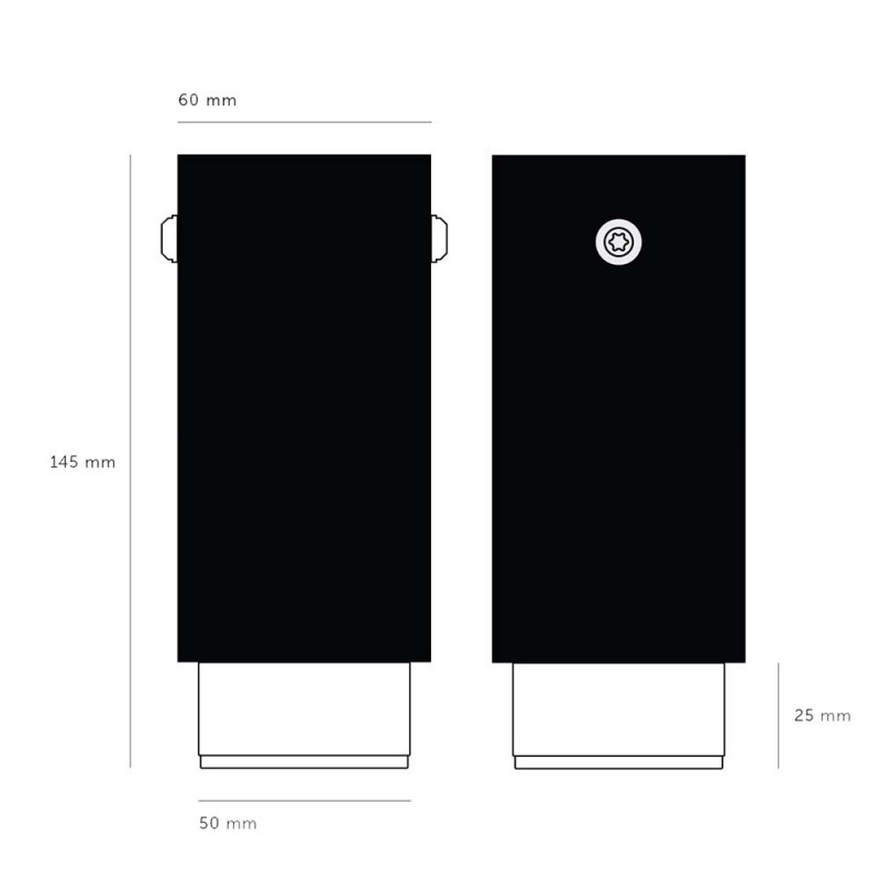 Specification image for Buster and Punch Exhaust Surface Light