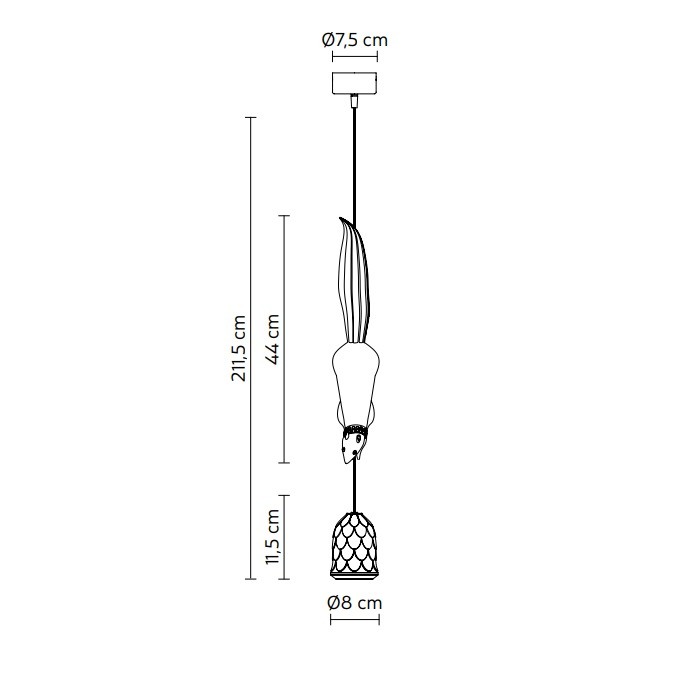 Karman Sherwood e Robin Suspension Light Specification 