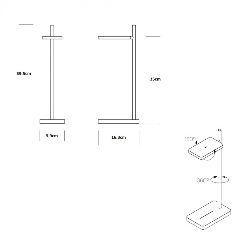 Pablo Talia LED Table Lamp Specification 