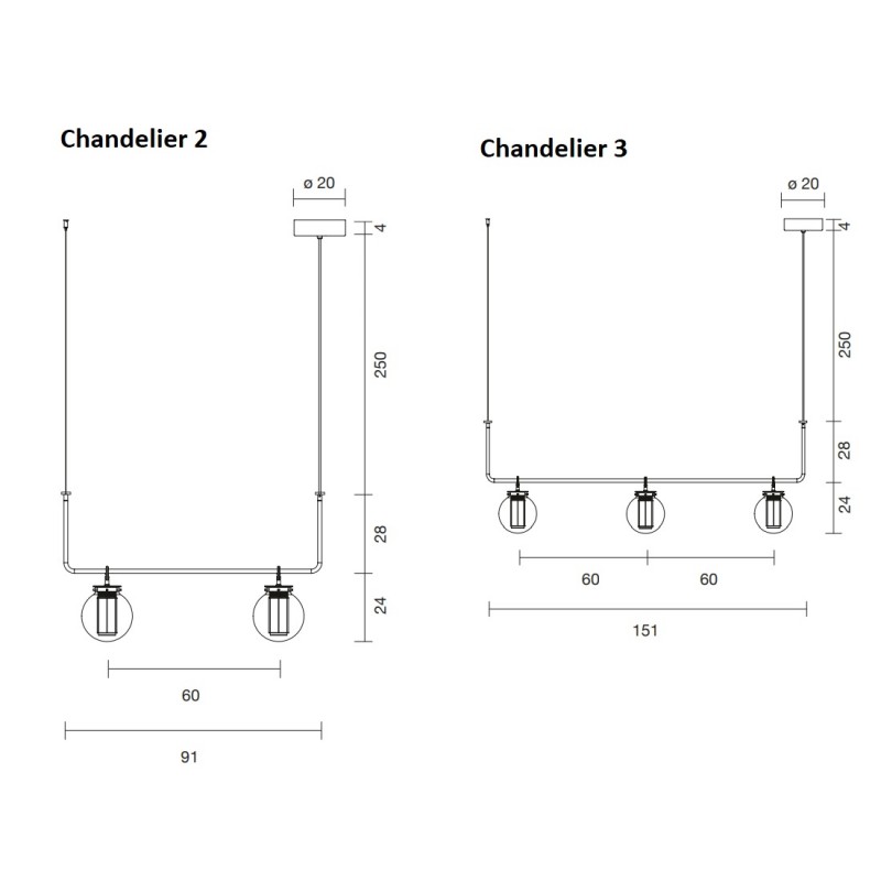 Parachilna Bai LED Chandelier Specification 