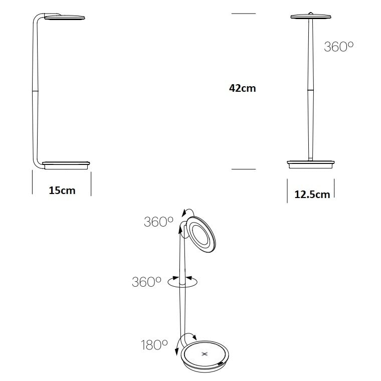 Pablo Pixo Plus LED Table Lamp Specification