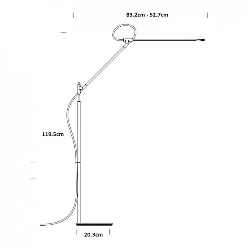 Pablo Superlight LED Floor Lamp Specification