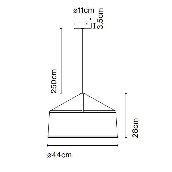 Marset Zenc Pendant Light Specification 