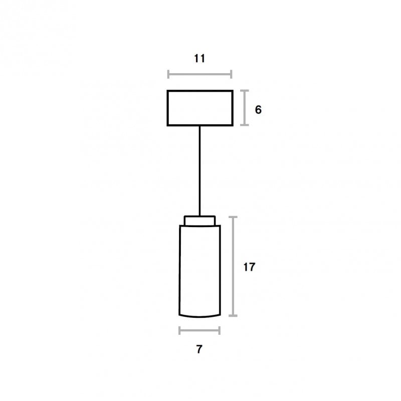 Specification image for Pholc Donna 7 Pendant