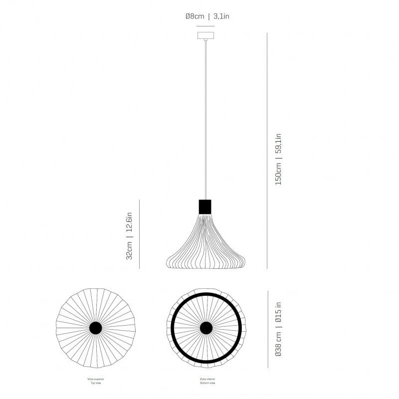 Specification image for Arturo Alvarez Inn Pendant